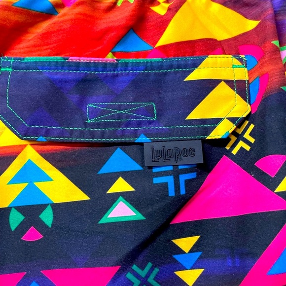 LulaRoe Swim Surf Trunks Rare Aztec Pattern Mens 2XL New Tags Fast Ship - Picture 2 of 8